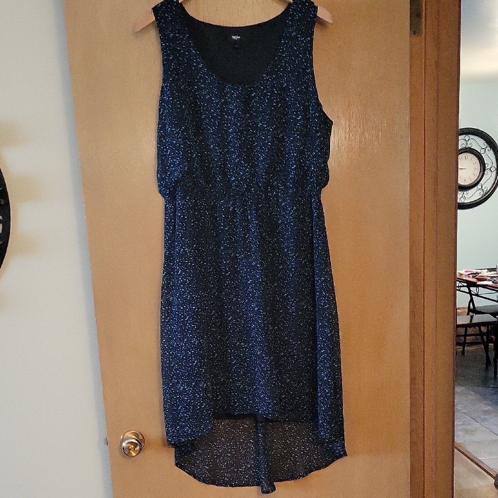 Mossimo Blue And Light Green, High Low Dress